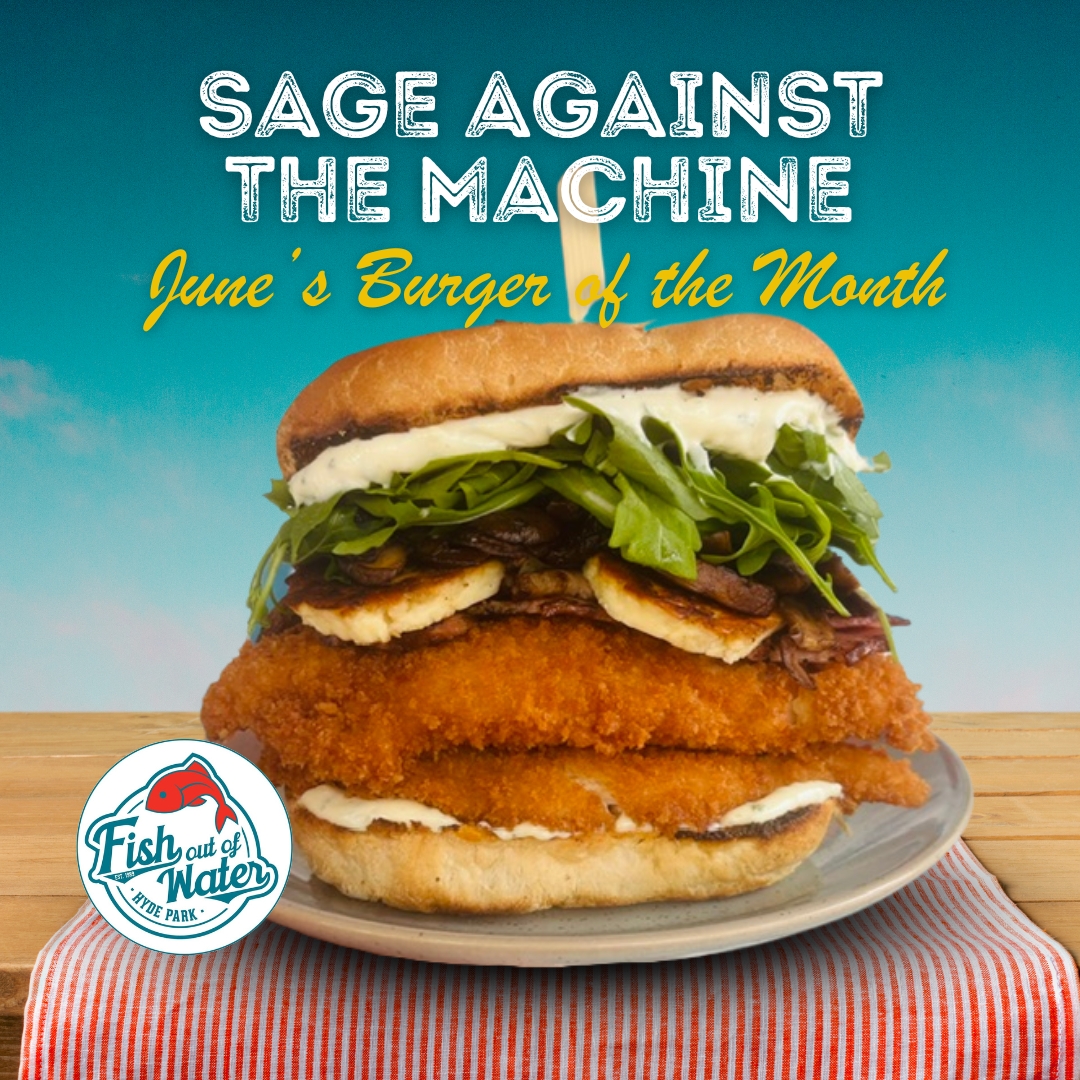 burger of the month, June 2026 burger, Sage Against The Machine