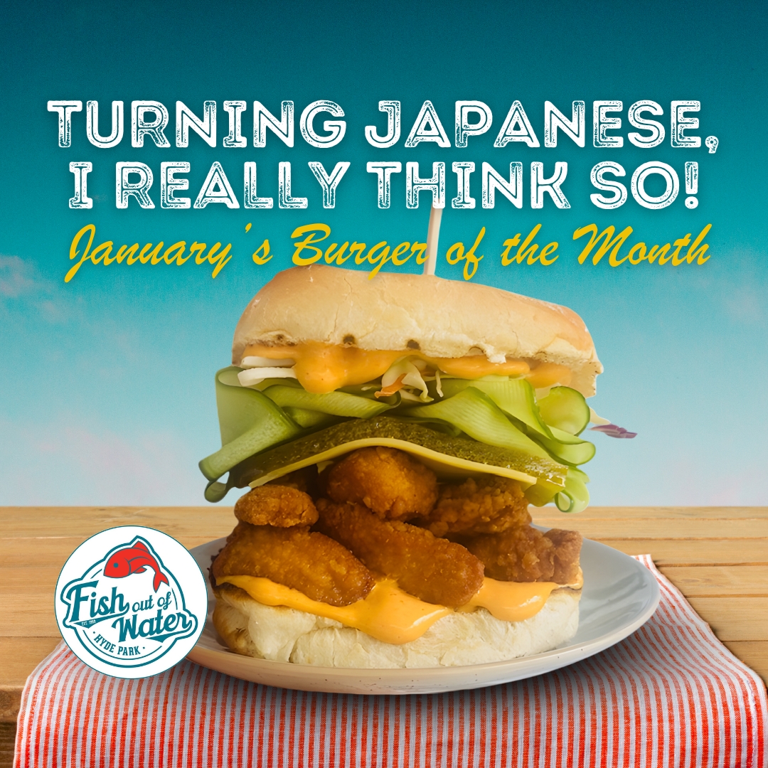 burger of the month, January 2026 burger, Turning Japanese, I really think so!