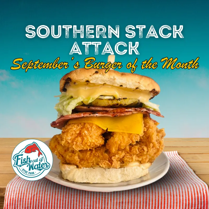 burger of the month, September 2026 burger, Southern Stack Attack